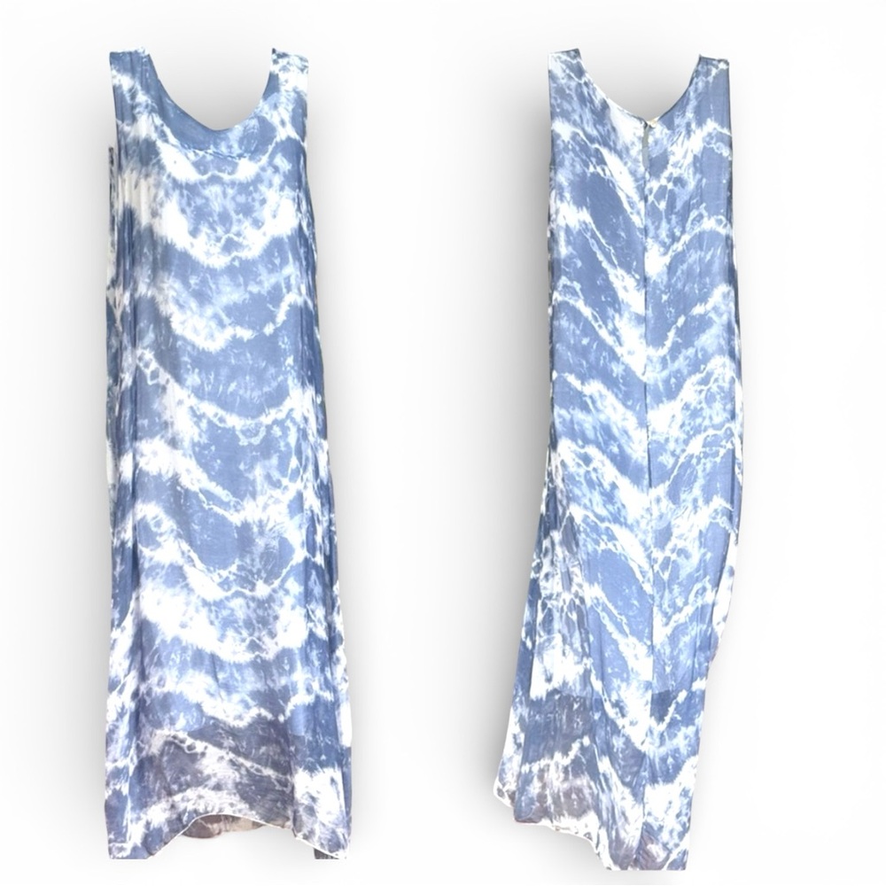 Bellambra Tie-Dye Silk Blend Midi Dress – Made in Italy‎ – Size S